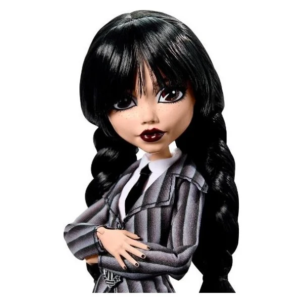 Monster High Wednesday Addams Okul Üniformalı Bebek Hxj04 - Görsel 4