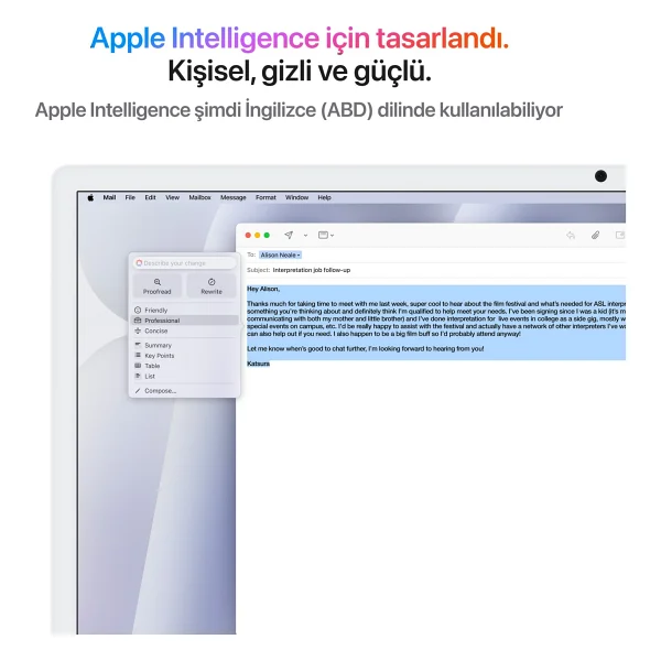 iMac M4 16 GB 512 GB SSD 10c GPU 24" 4.5k All İn One PC - Görsel 5