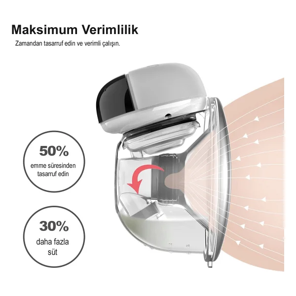 Diamond Mama Elmas Anne Qy-103 Giyilebilir Elektrikli Göğüs Ve Süt Pompası - Görsel 3