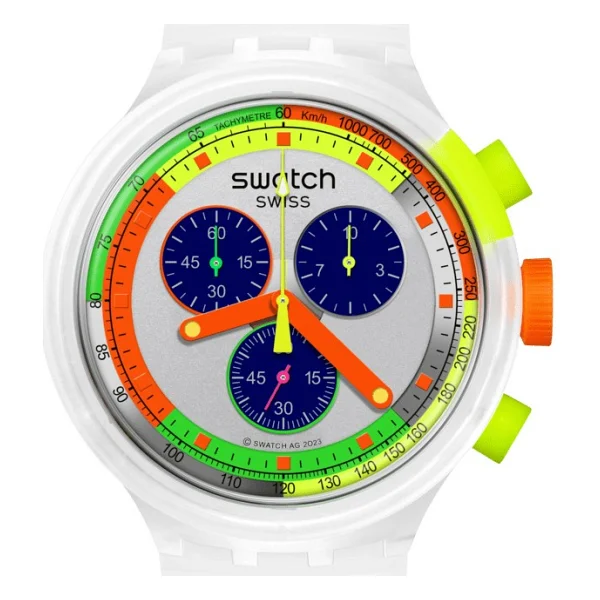 Swatch Neon Jelly Sb02k100 Kol Saati - Görsel 5