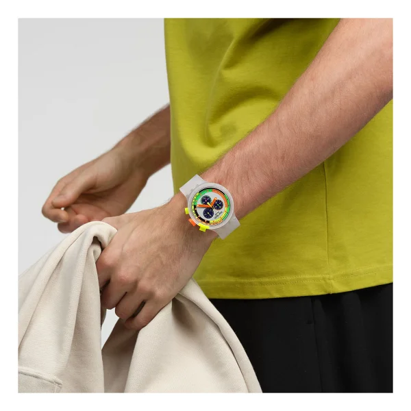 Swatch Neon Jelly Sb02k100 Kol Saati - Görsel 8