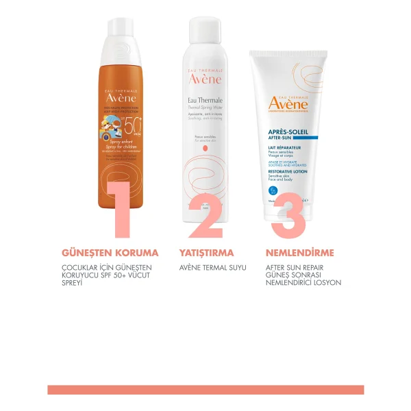 Avene Enfant 200 Ml 50 Faktör Çocuk Güneş Spreyi - Görsel 7