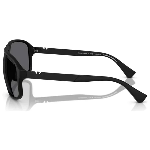 Emporio Armani EA4029 5001T3 Black-Grey Polarize Erkek Güneş Gözlüğü - Görsel 2