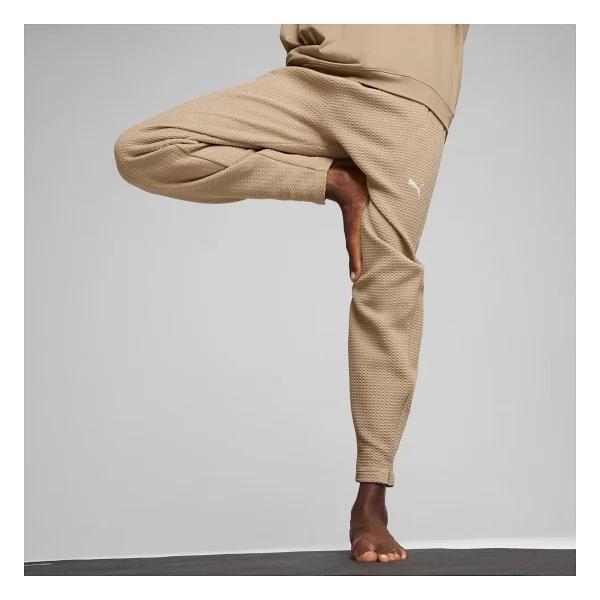 Puma Studio Texture 525733-67 Bej Erkek Eşofman Altı - Görsel 9