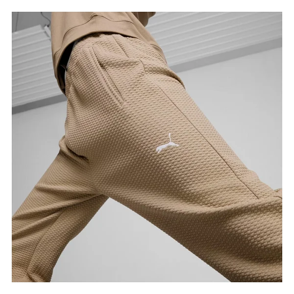 Puma Studio Texture 525733-67 Bej Erkek Eşofman Altı - Görsel 2