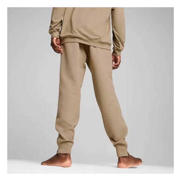 Puma Studio Texture 525733-67 Bej Erkek Eşofman Altı - Görsel 4