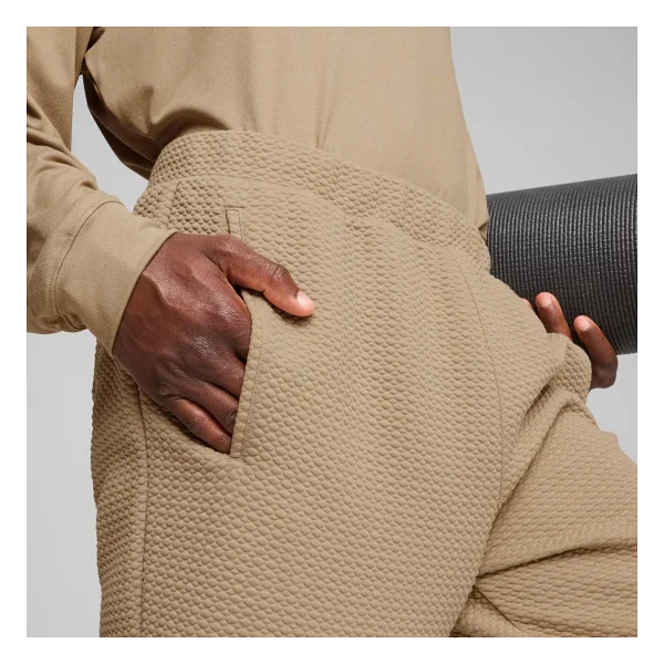 Puma Studio Texture 525733-67 Bej Erkek Eşofman Altı - Görsel 5