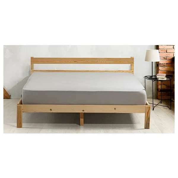 Pinoxi Masif Ahşap Karyola Çift Kişilik 160x200 Cm - Görsel 3