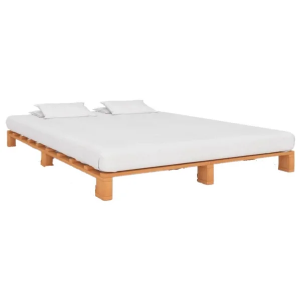Pinoxi Ahşap Platform Karyola 160x200 Cm - Görsel 3
