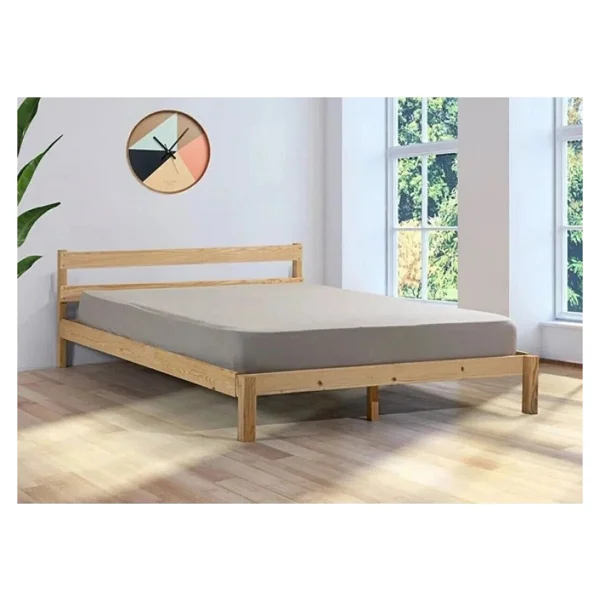 Pinoxi Masif Ahşap Karyola Çift Kişilik 120x200 Cm - Görsel 6