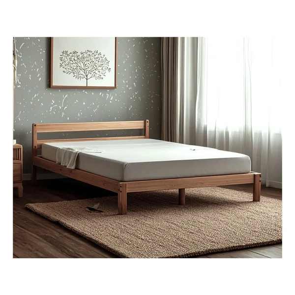 Pinoxi Masif Ahşap Karyola Çift Kişilik 120x200 Cm - Görsel 3