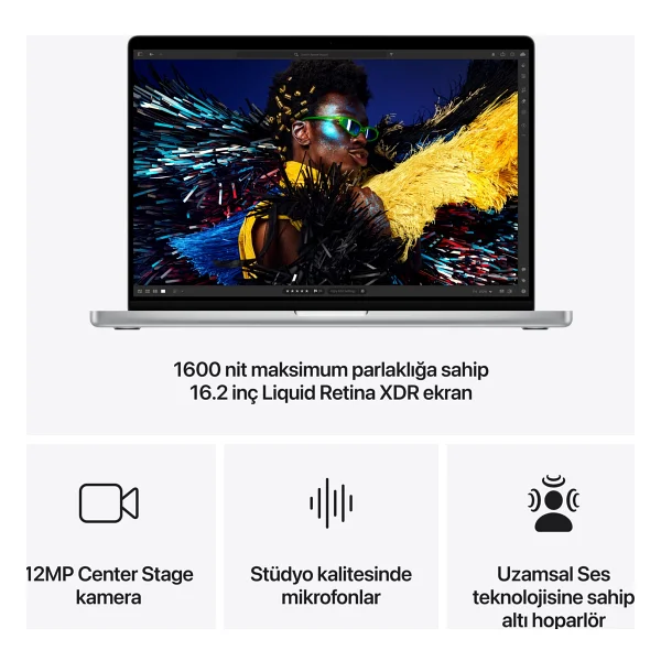 MacBook Pro M4 Pro 24 GB 512 GB SSD 16.2" Notebook - Görsel 6