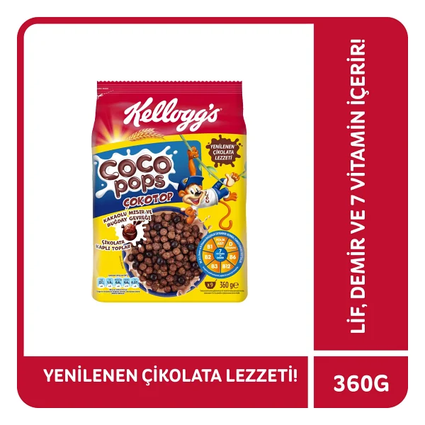 Kellogg 's Coco Pops Çokotop 360 Gr Kahvaltılık Gevrek - Görsel 4