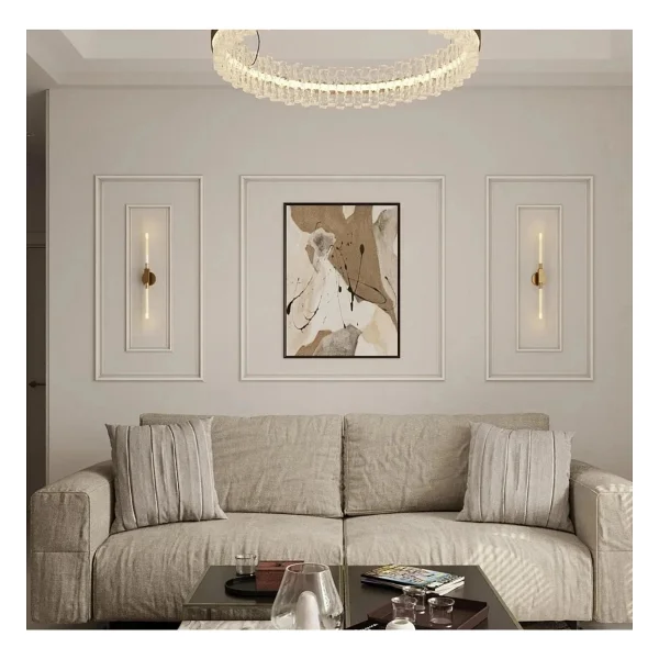 Decogold Decozza Dekoratif Boyanabilir Duvar Çıtası Hazır Kesimli 2,5 Cm Çıta Duvar Süsü - Görsel 6
