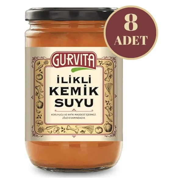 Gurvita Sebzeli İlikli Kemik Suyu 660 Ml 8'li - Görsel 5