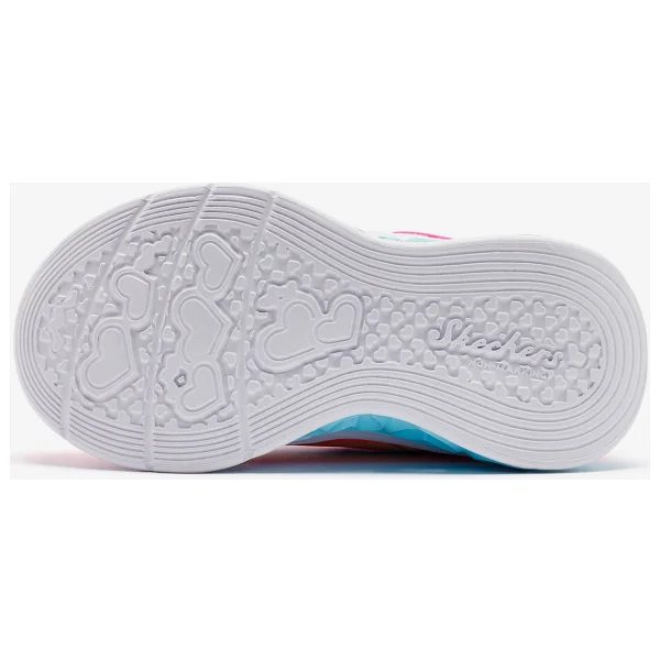 Skechers Flutter Heart Lights Groovy Swirl 303253n Hplv Pembe Işıklı Kız Bebek Spor Ayakkabı - Görsel 5