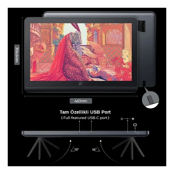 Xp-Pen Artist Pro 19 Gen2 Grafik Tablet - Görsel 2