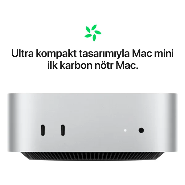 Mac Mini Mu9d3tu/A Apple M4 16 GB 256 GB SSD Mini PC - Görsel 5