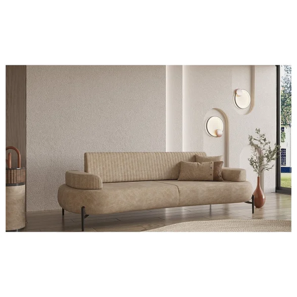 Modalife Cross Koltuk Takımı - Krem - Görsel 2