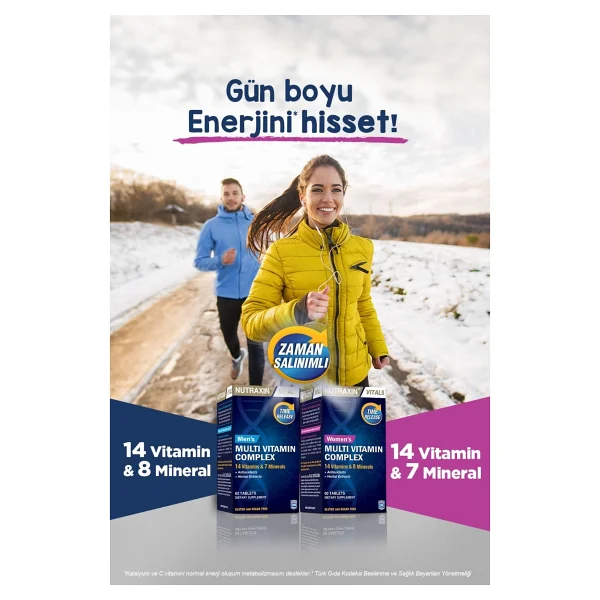 Nutraxin Men's Multivitamin Complex 120 Tablet - Görsel 2