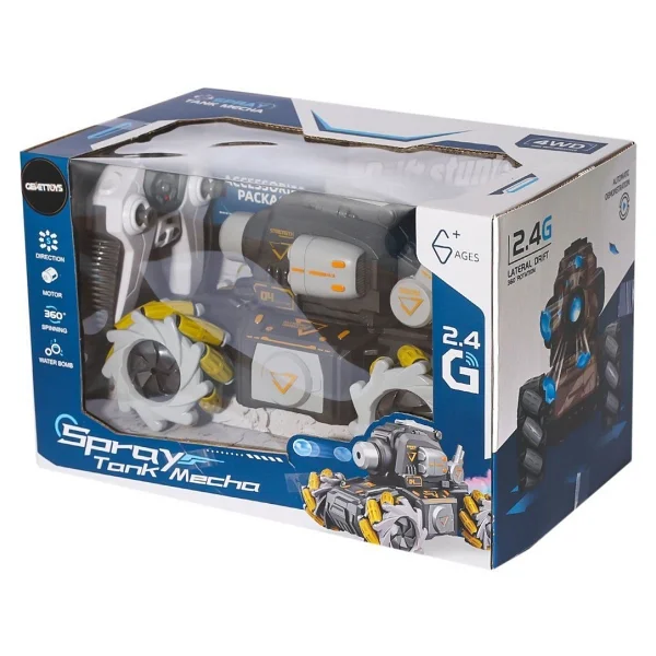 Gepettoys Drift Yapan Su Atan Mecha Hd3400 Uzaktan Kumandalı Tank - Görsel 3