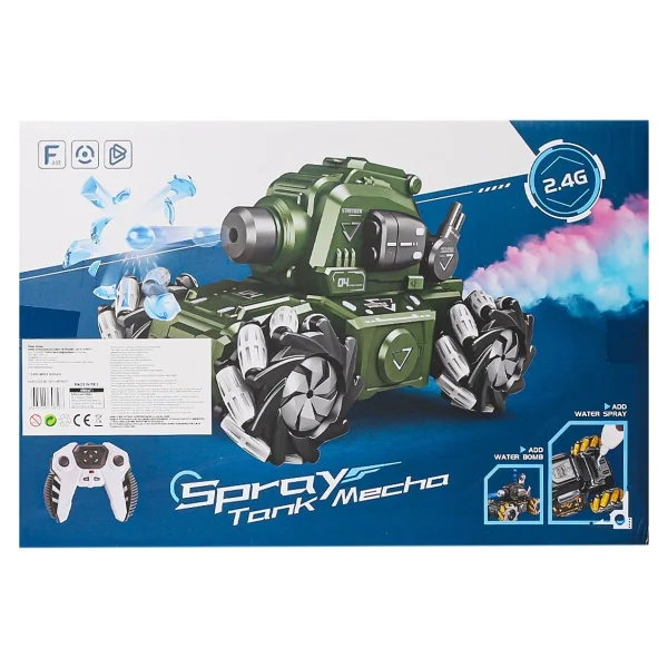 Gepettoys Drift Yapan Su Atan Mecha Hd3400 Uzaktan Kumandalı Tank - Görsel 2