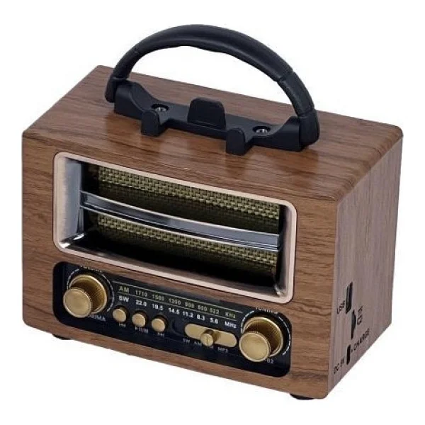 Torima Ns-02 Ahşap Bluetooth Nostajik Radyo - Görsel 9