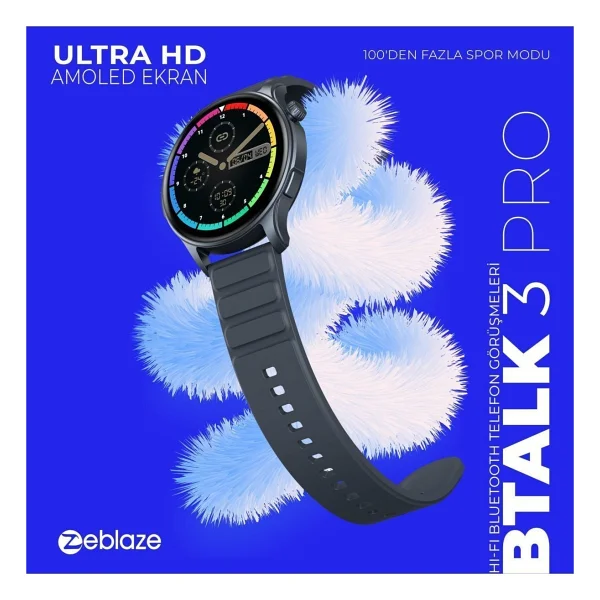 Zeblaze Btalk 3 Pro Pembe Akıllı Saat - Görsel 5