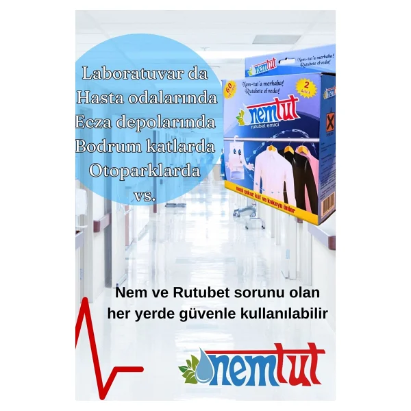 Nemtut Nem Tutucu Rutubet Giderici Korozyon Önleyici (3 Kutu/6 Paket) - Görsel 6