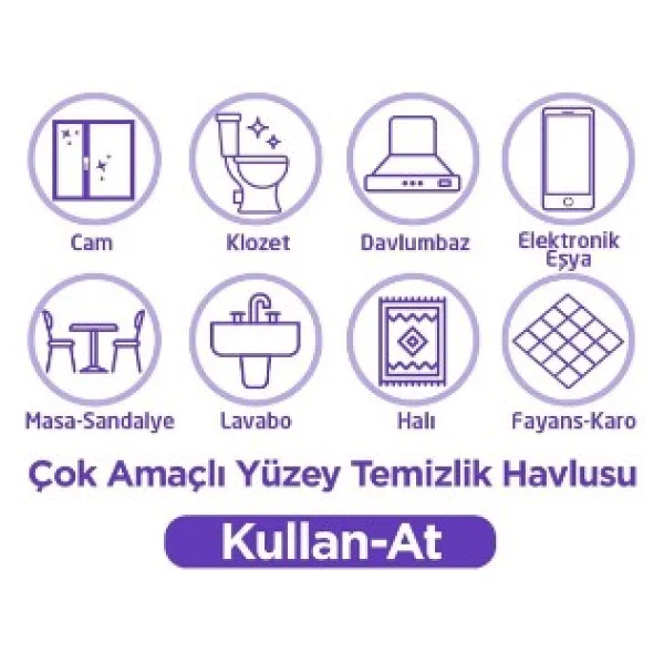 Mr. Oxy Lavanta Kokulu Yüzey Temizlik Havlusu 100 Yaprak - Görsel 2