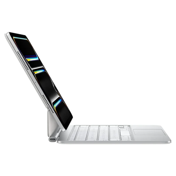 Apple iPad Pro M4 Magic Keyboard Beyaz Mwr03tq/A 11" Tablet Klavyesi - Görsel 2