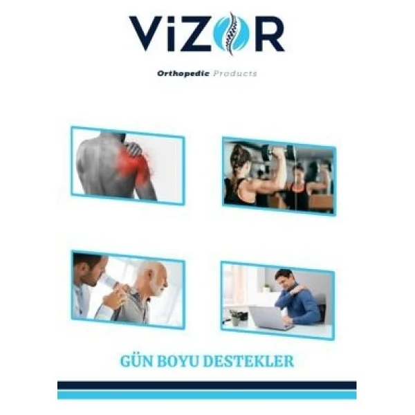 Vizor Standart Omuz Destekleyicisi - Siyah - Görsel 3