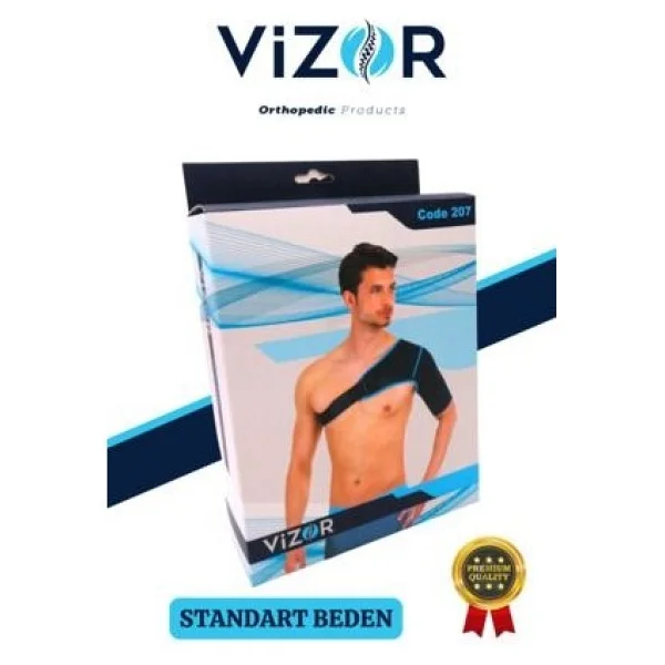 Vizor Standart Omuz Destekleyicisi - Siyah - Görsel 4