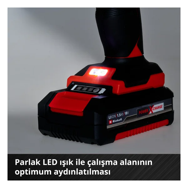 Einhell Tc-CD 18/35 Li Tek Akülü 1.5 Ah Vidalama Makinesi - Görsel 7
