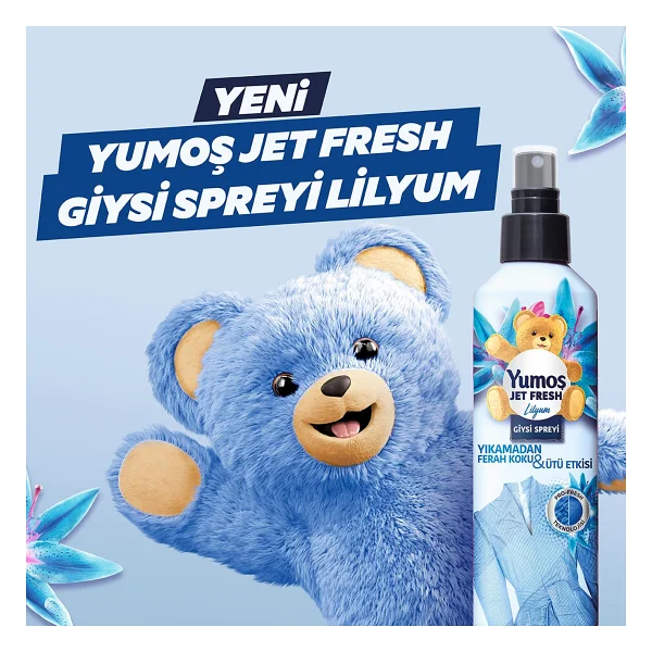 Yumoş Jet Fresh Giysi Spreyi 200 Ml - Görsel 3