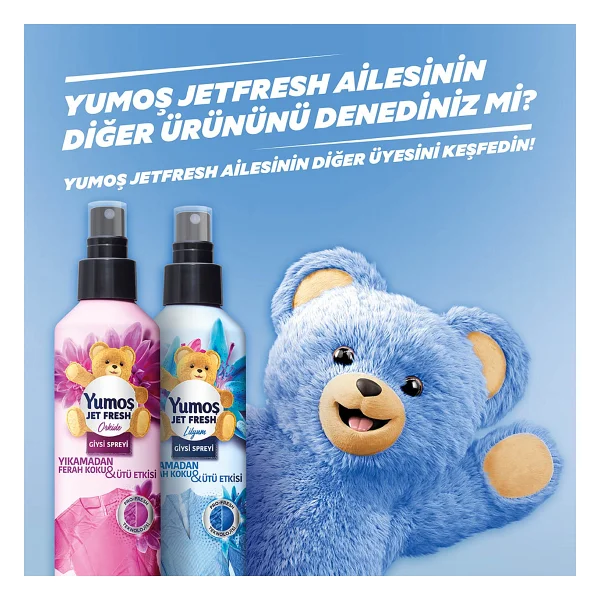 Yumoş Jet Fresh Giysi Spreyi 200 Ml - Görsel 8