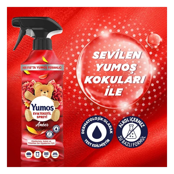 Yumoş Amber Yıkaması Zor Eşyalar İçin Sprey 450 Ml - Görsel 4