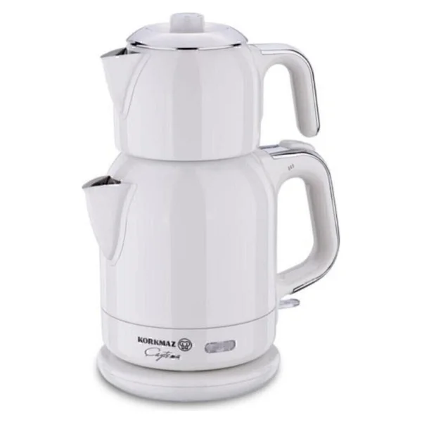 Korkmaz A331-08 Çaytema Vanilya/Krom 1600 W Çay Makinesi - Görsel 5