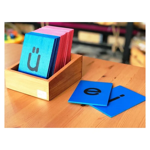 Balatoyz Montessori Zımpara Harfler ( Büyük Harfler ) - Görsel 3