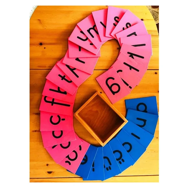 Balatoyz Montessori Zımpara Harfler ( Büyük Harfler ) - Görsel 4