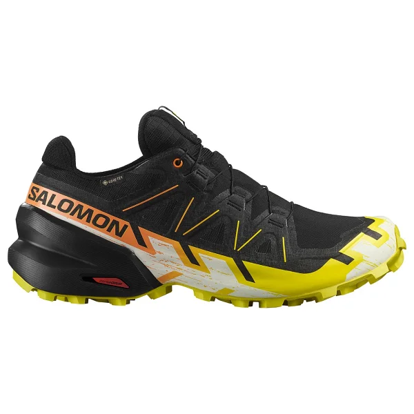 Salomon Speedcross 6 Gore-Tex L47465400 Siyah-Sarı Erkek Koşu Ayakkabısı - Görsel 9