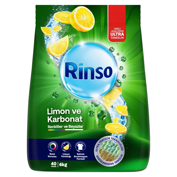 Rinso Limon Ve Karbonat 6 Kg Toz Deterjan - Görsel 2