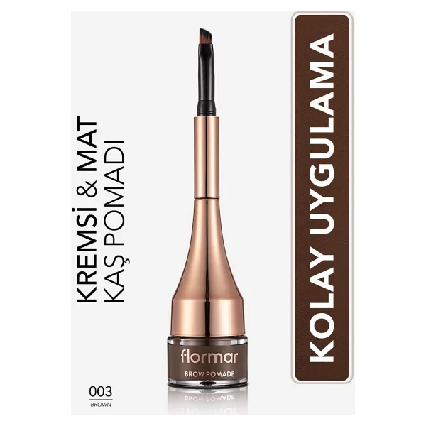 Flormar Brow Pomade 003 Brown Kaş Farı - Görsel 7
