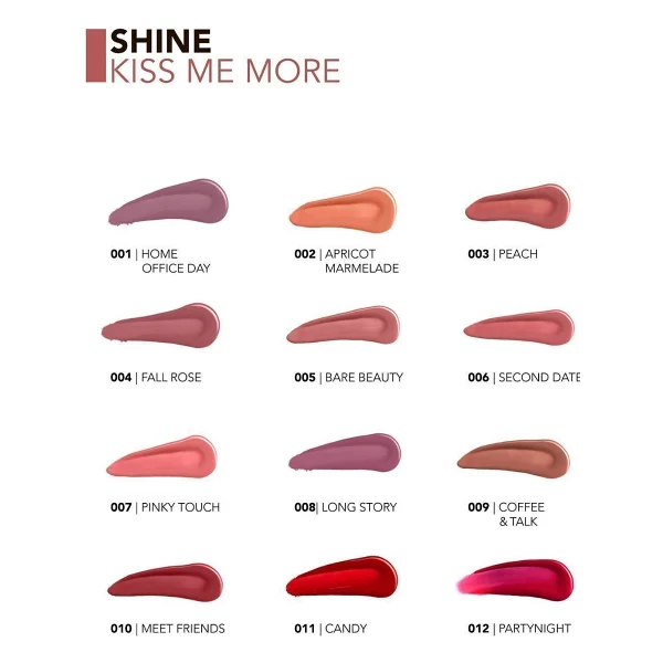 Flormar Shine Kiss Me More 011 Candy Likit Ruj - Görsel 9