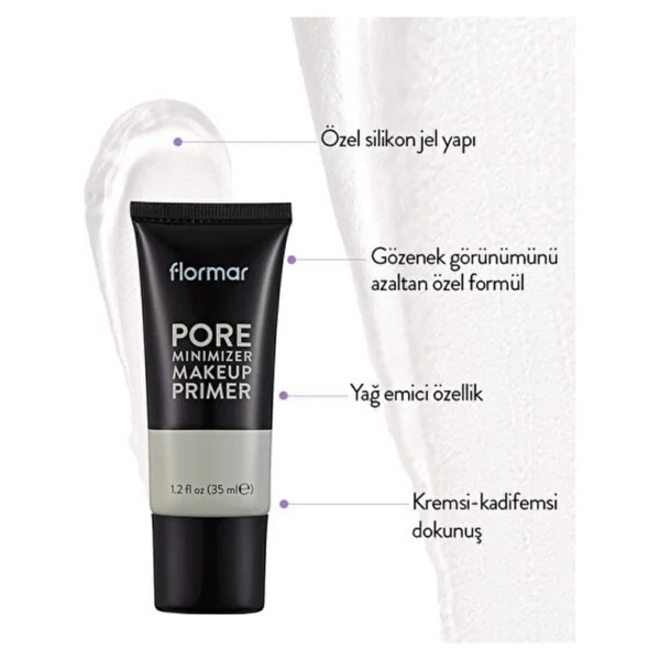 Flormar Gözenek Görünümünü Gizleyen Pürüzsüzleştirici 35 Ml Makyaj Bazı - Görsel 3