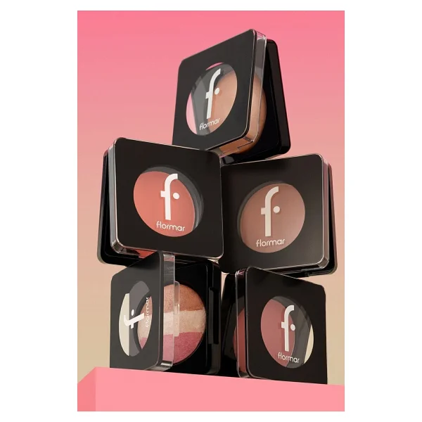 Flormar Baked Blush On Yüksek Pigmentli & Mat Bitişli Allık - Görsel 4