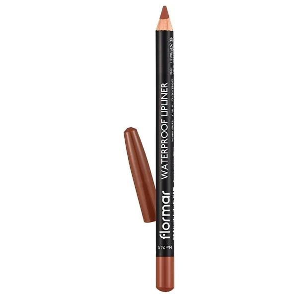 Flormar Waterproof Lipliner 243 Hot Cocoa Dudak Kalemi - Görsel 2