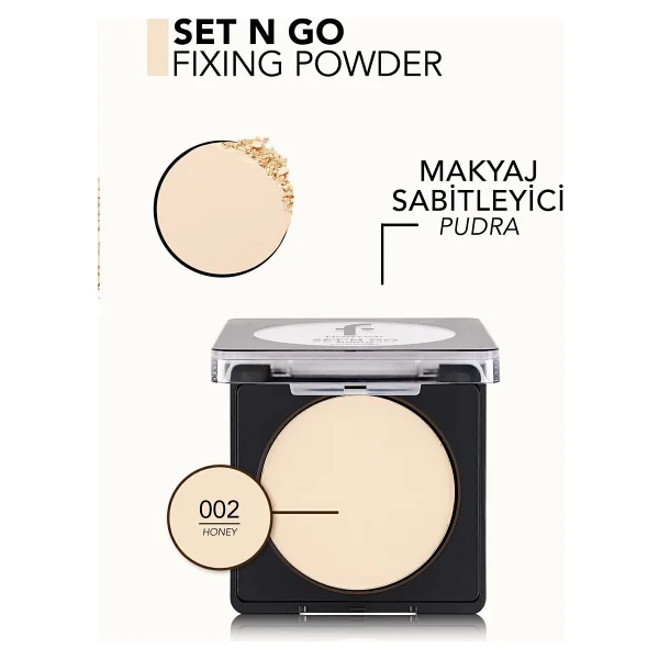 Flormar Set'n Go Nemlendirici & Parlama Önleyici 8 Gr Sabitleyici Pudra - Görsel 4