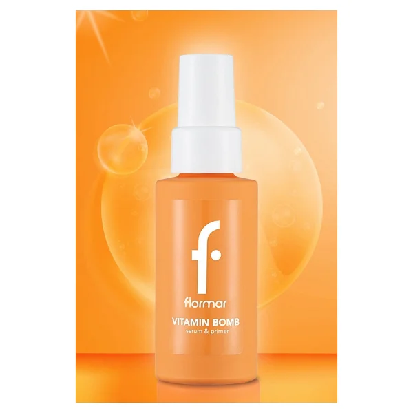 Flormar Vitamin Bomb Canlandırıcı Etkili Vitamin İçeren Serum 30 Ml Makyaj Bazı - Görsel 5