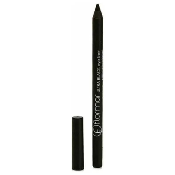 Flormar Ultra Siyah Eyeliner Yumuşak Dokulu Jojoba Yağı Ve E Vitaminli Suya Dayanıklı Uzun Kalıcı - Görsel 2